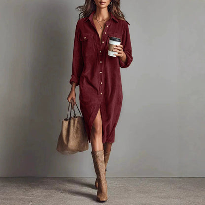Aurovia | Chic Flared Hem Dress